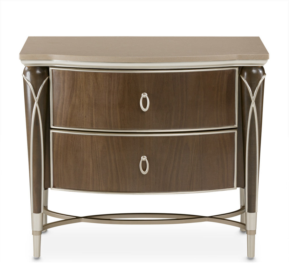 AICO Furniture Villa Cherie 3 Piece Cali Bedroom Set