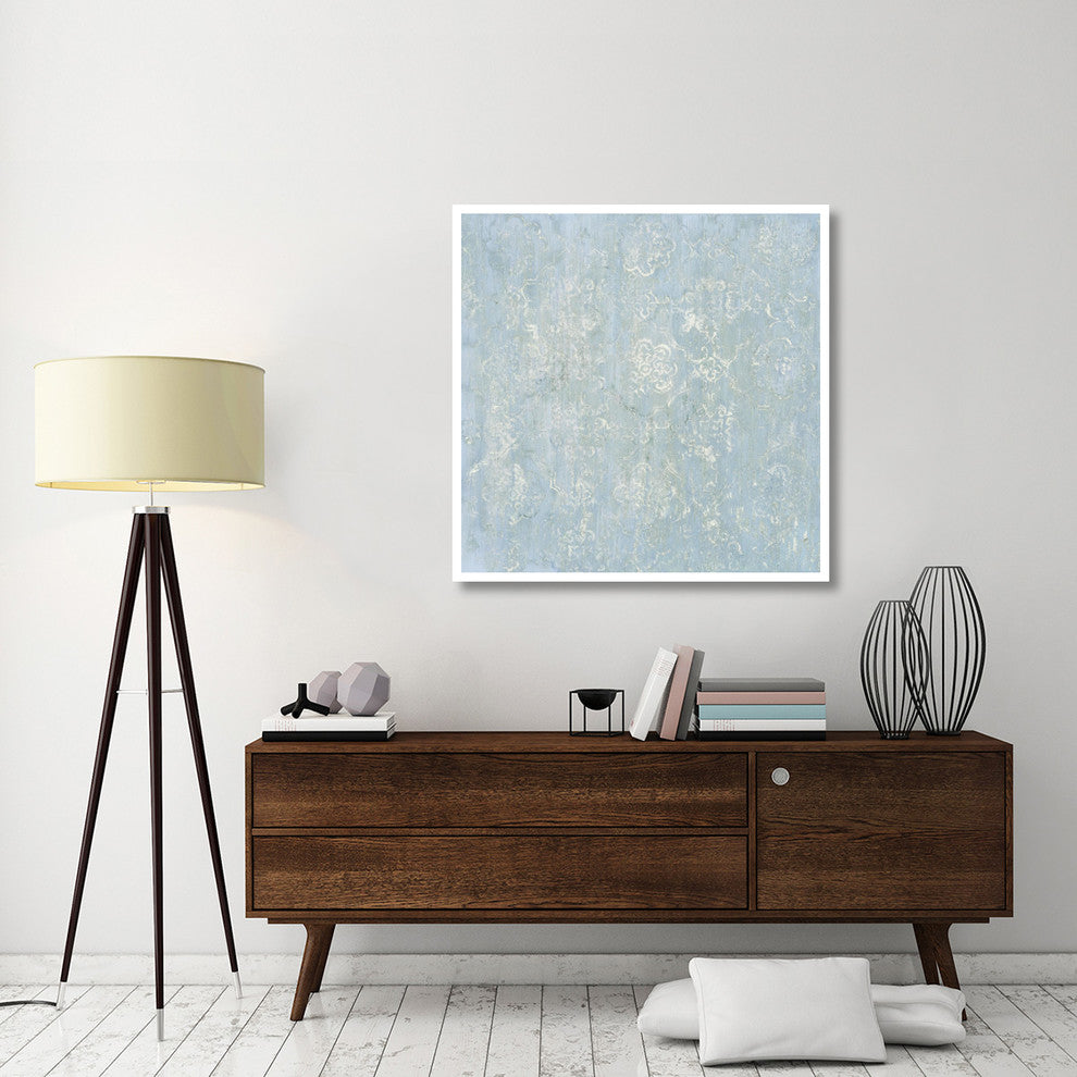 "Narcissus Orchid Cool Pattern I Blue" Paper Print by Cheri Blum, 42"x42"