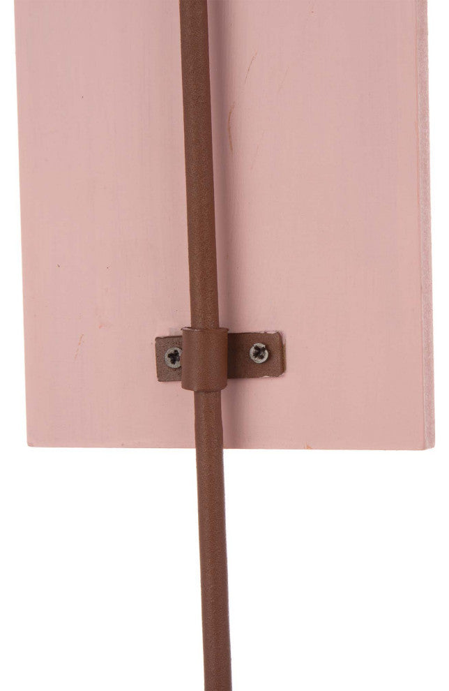32" Easter Wooden/Metal Cross Yard Stake/Wall Decor
