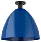 Innovations 616-1F-BK-MBD-16-BL 1 Light Semi-Flush Mount, Matte Black