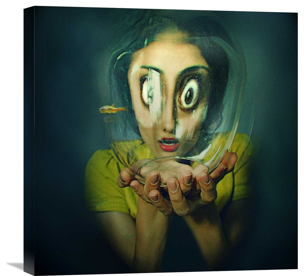 "Untitled" Stretched Canvas Giclee by Inga Ivanova, 22"x22"
