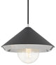 Mitzi Marnie One Light Pendant H139701L-PN/BK