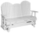 Poly Adirondack Glider, White, 5 Foot, Standard