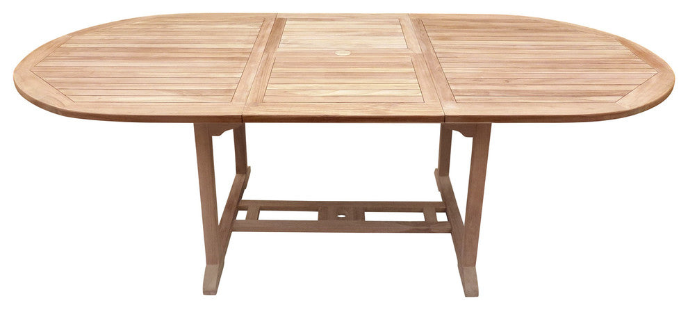 Seven Seas Teak Oval Extension Table