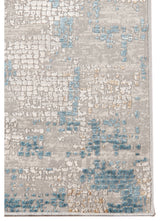 Haleena Stovall Light Blue Polyester Blend Area Rug, 10'3"x14'