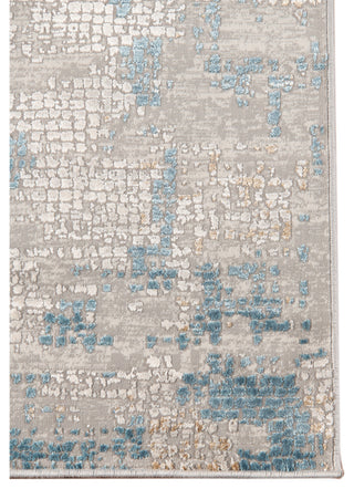 Haleena Stovall Light Blue Polyester Blend Area Rug, 10'3"x14'