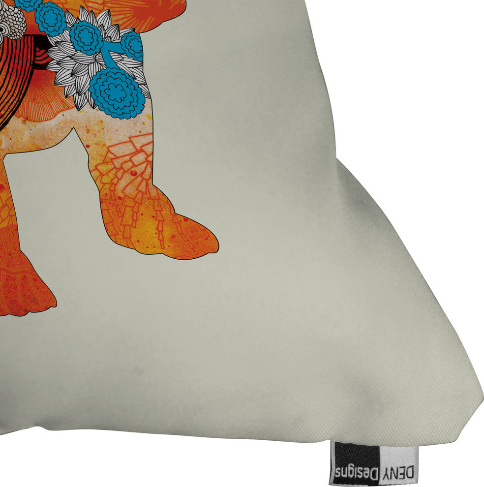 Deny Designs Iveta Abolina Puppy Frenchie Outdoor Throw Pillow