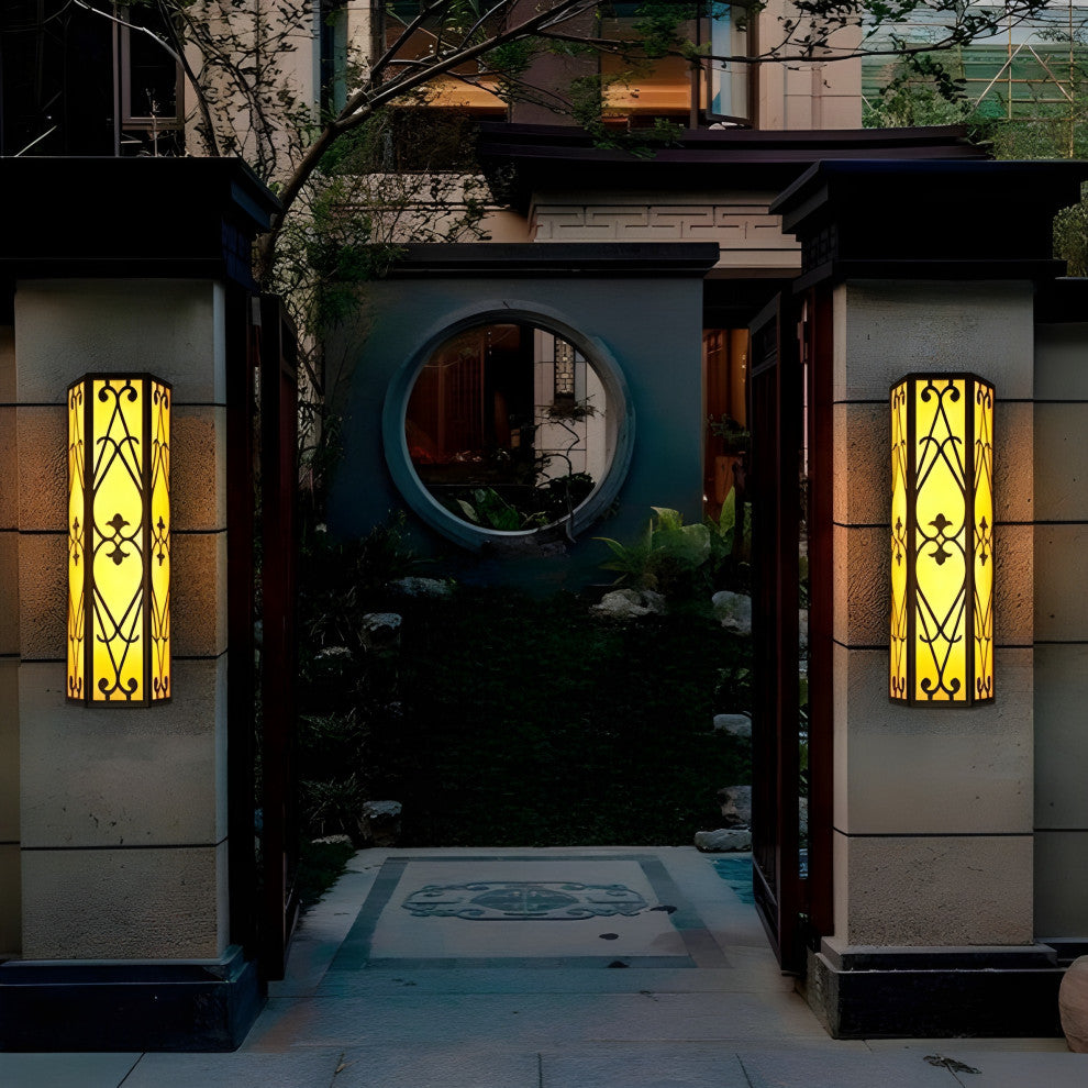 Luxury Outdoor LED Waterproof Wall Lamp for Porch, Courtyard