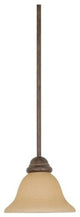 Nuvo Castillo 1-Light Incandescent Pendant Light Fixture, Sonoma Bronze