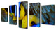 Ready2hangart Chris Doherty ''Underwater Rays Duo'' 5-piece Canvas Wall Art
