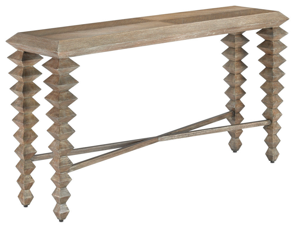 Saranya Light Pepper Console Table
