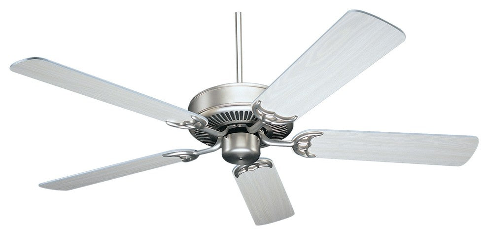 NICOR ES52MASPW 52 in. Pewter Ceiling Fan with Silver Oak Blades