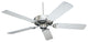 NICOR ES52MASPW 52 in. Pewter Ceiling Fan with Silver Oak Blades