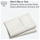 Bare Home Microfiber Pillowcases - Set of 2, Ivory, Standard
