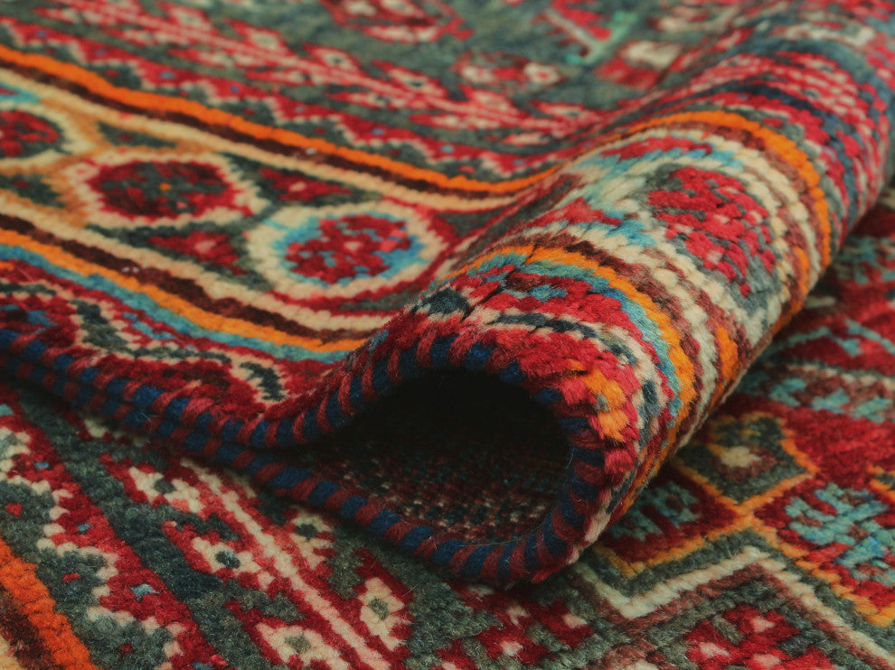 Fine Vintage Distressed Sondra Red Rug