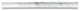 Carrara White Marble Groove Square Edge Liner Pencil Trim Tile Honed, 1 piece