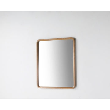 Vela Mirror, Pecan Oak, 36"