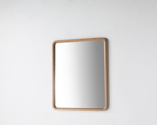 Vela Mirror, Pecan Oak, 36"