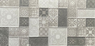 Lazio 12''x 24'' Ceramic Tile for Wall in Dark & Light Grey