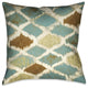 Laural Home Teal Thatch Outdoor Decorative Pillow, 18"x18"