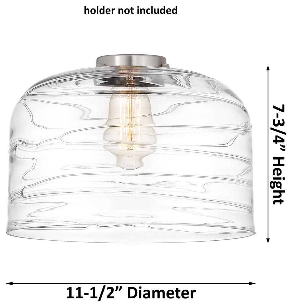 Innovations Lighting 916-1C-13-12-L Bell Semi-Flush Bell 12