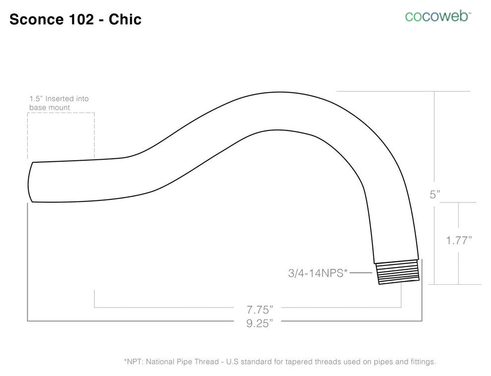 Calla Barn Light, 14", Chic