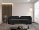 Daphne Upholstered Chair/Loveseat/Sofa, Black, Boucle Fabric, Sofa