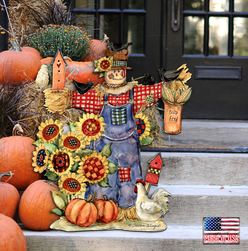 Bethany Scarecrow Halloween Door Decor