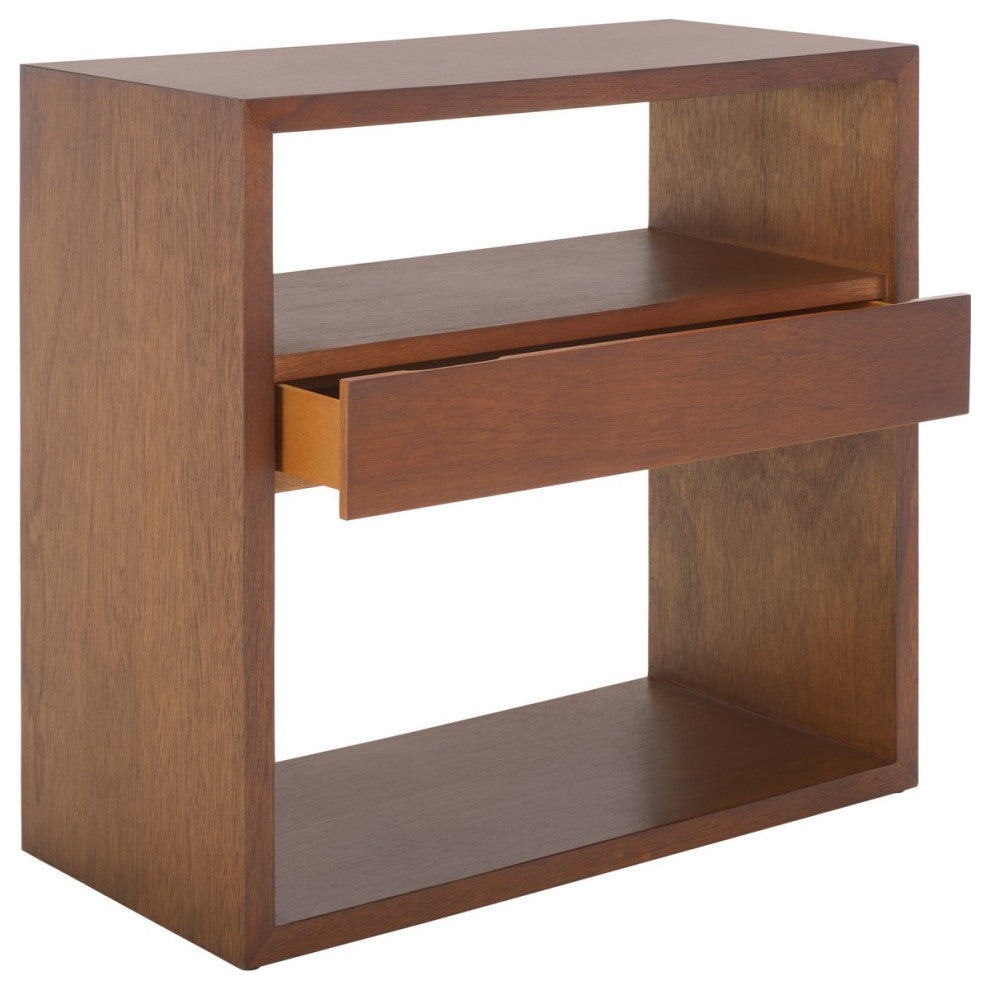 Safavieh Munson 2 Shelf 1 Drawer Console Table, Natural