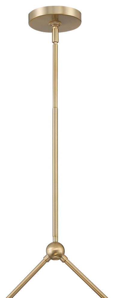 Xavier 6-Light Vibrant Gold Chandelier