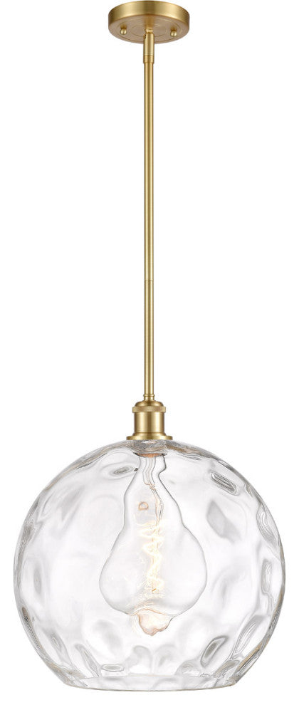 Innovations 516-1S-SG-G1215-14 1-Light Pendant, Satin Gold