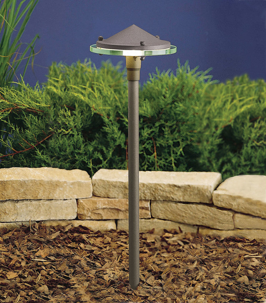 Kichler 1-Light 12V Path and Spread Light, Textured Architectural Bronze