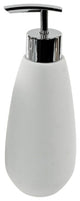 Soap Dispenser Made From Thermoplastic Resins and Stone, White