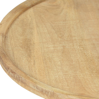 Merry Rustic Handcrafted Round Mango Wood Coffee Table