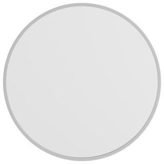 Silver 24" Round Wall Mirror