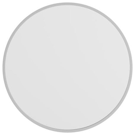 Silver 24" Round Wall Mirror