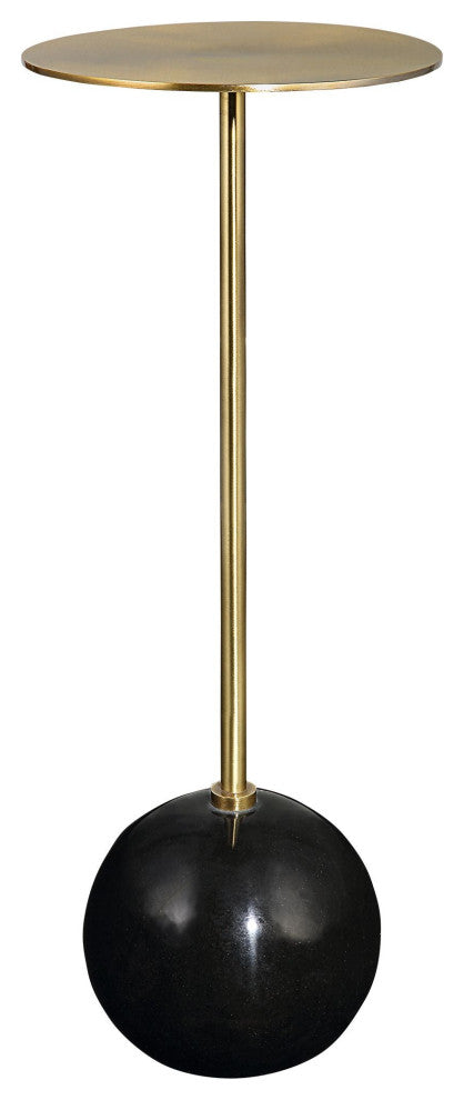 Uttermost Gimlet Brass Drink Table