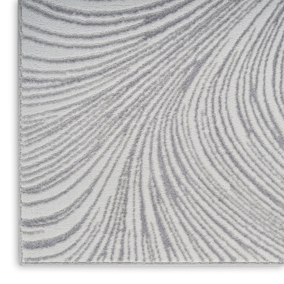 DKNY Central Park West 2' x 6' Grey Modern Indoor Rug