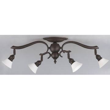 Canarm Addison 4 Head Track Light IT217A04ORB10, Oil Rubbed Bronze