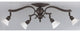 Canarm Addison 4 Head Track Light IT217A04ORB10, Oil Rubbed Bronze