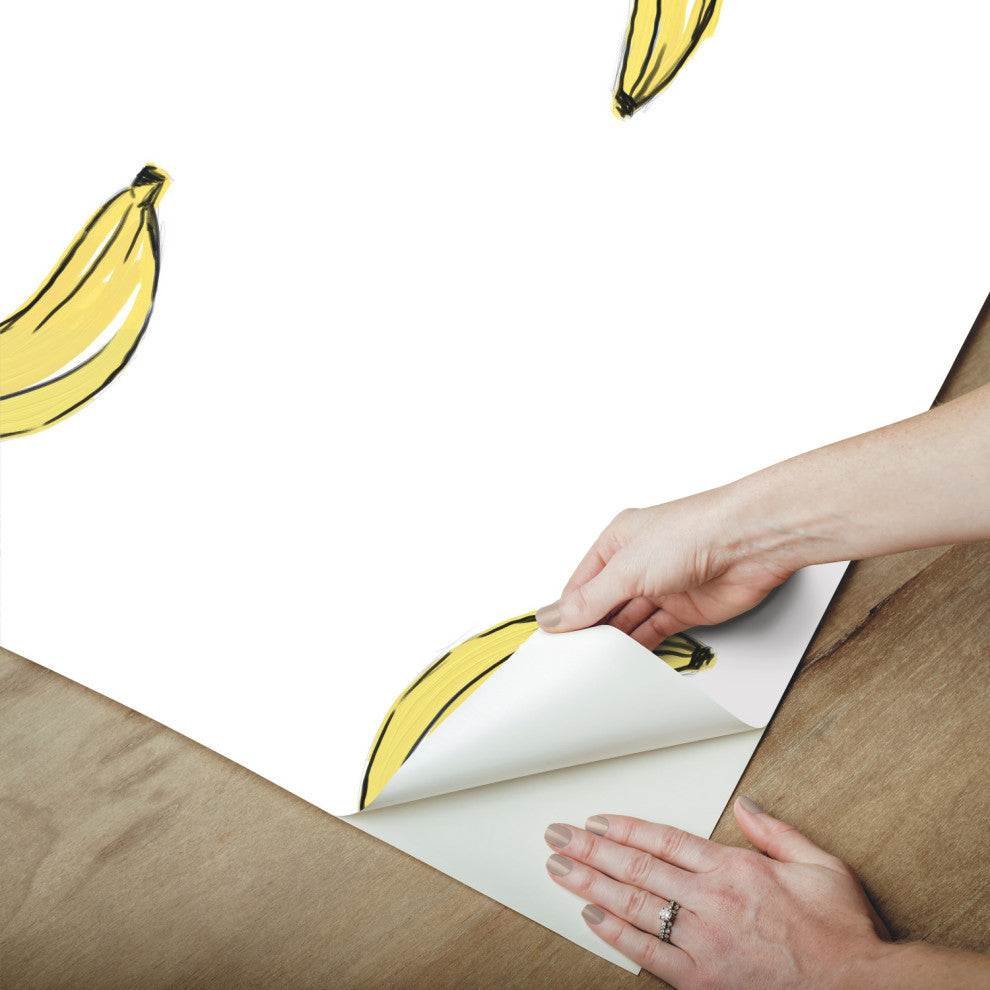 Mr. Kate Banana Print<br>Peel & Stick Wallpaper