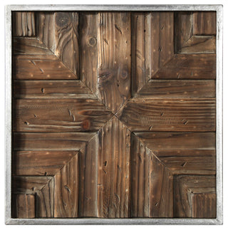 Bryndle Rustic Wooden Squares, Set of 9