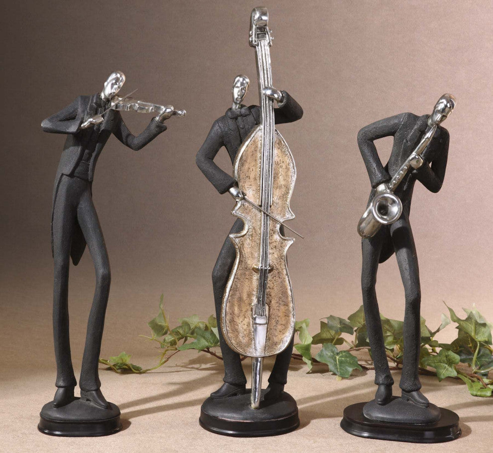 Uttermost Musical Trio Figurines, Set of 3