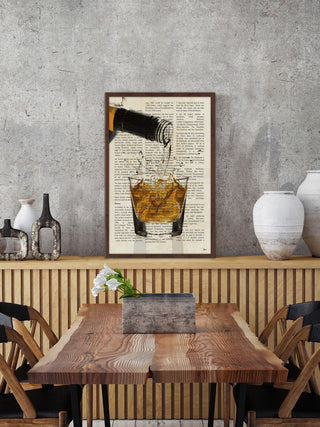 "Amber Happiness" Framed Painting Print, 20"x30"