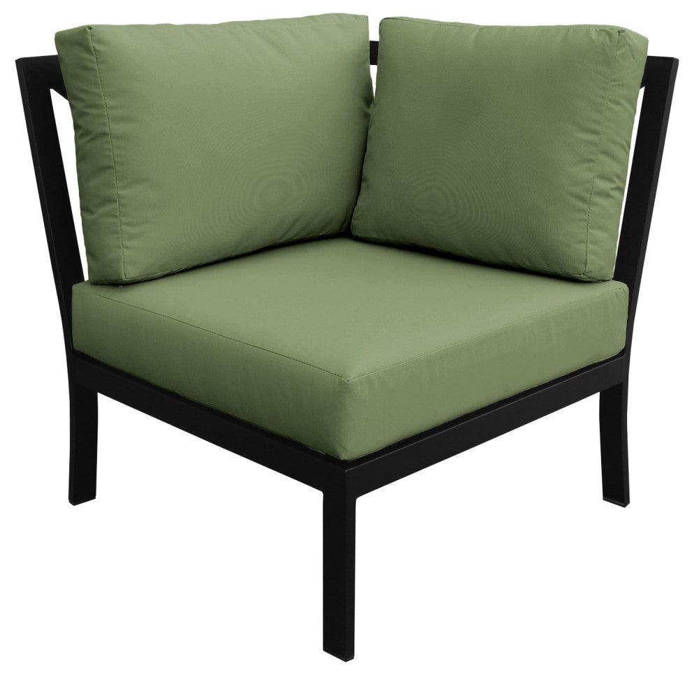 Kathy Ireland Madison Ave. 6 Piece Aluminum Patio Furniture Set, Forest