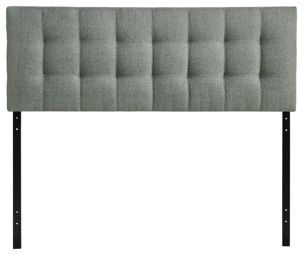 Modern Contemporary Bedroom Queen Headboard Gray