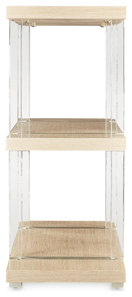 Laguna Ridge Console Table, Washed Oak
