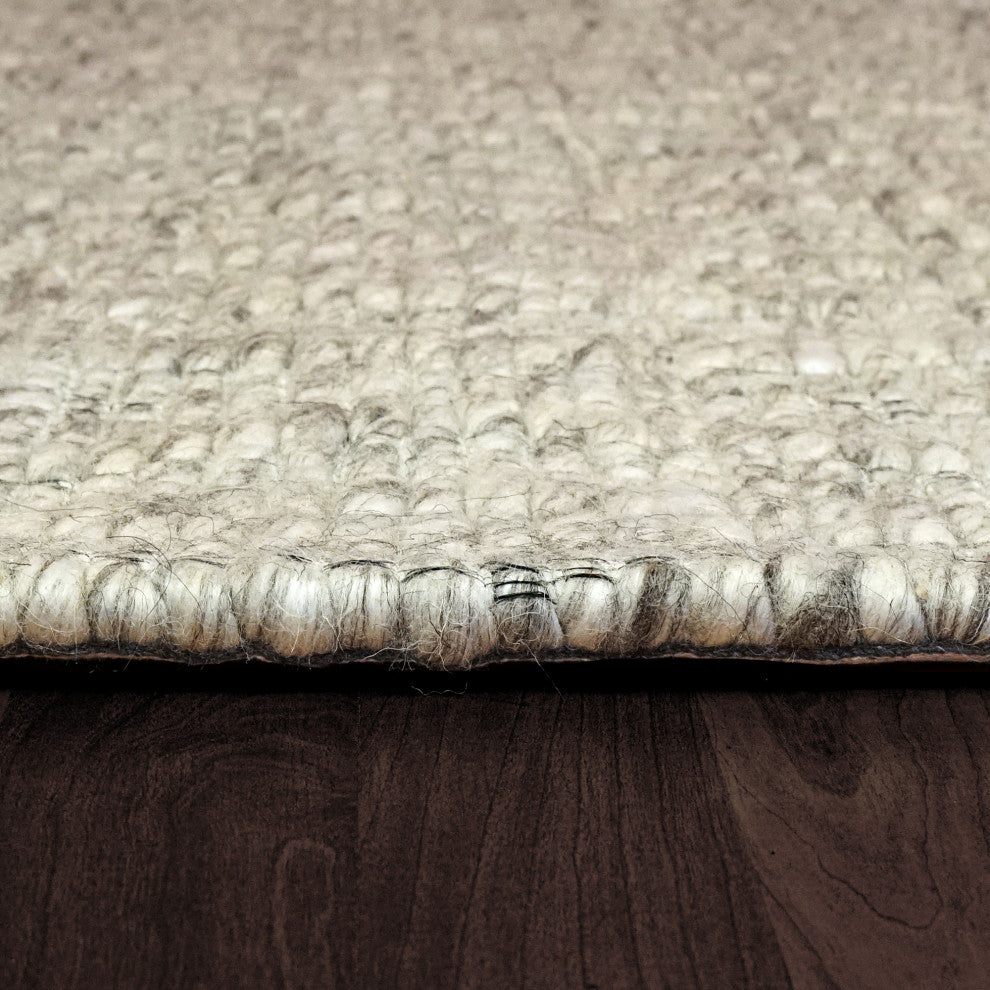 Dynamic Rugs Grove Jacquard Wool Area Rug, Mix Gray, 9'x12'