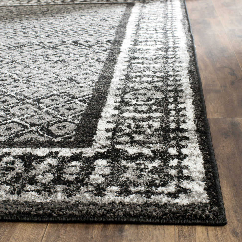 Safavieh Adirondack ADR110A 6' Square Charcoal Rug