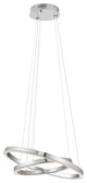 Opus LED 2-Ring Pendant, Chrome